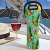 QsirBC Tropical Pineapple Pattern Wine Bag Neoprene Wine Tote Bags