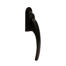 Larson Certified Black Storm Door Lift Lever Euro, Storm Door Handle Replacement for Metal, Wood, or Vinyl Doors