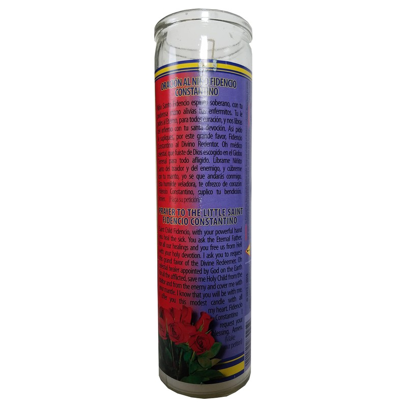 Staci19 Nino Fidencio Constanino Pillar Devotional Candle