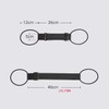 2 Pack Elastic Fastening Belt for Luggage, Nylon Backpack Luggage