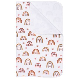 ROCCED ROCCED Baby Bed Pad Waterproof Washable Reusable 31"x40" Large Toddler Mattress Protector Incontinence Pads Sheet Cover Underpads for Kids Adults and Pets Potty Training Mat-Rainbow