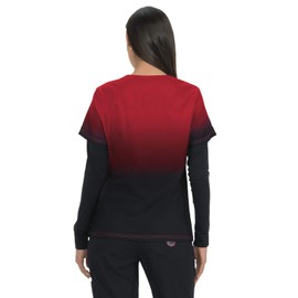 KOI Lite 370PR Women's Reform Top (Ruby/Black, XX-Small)