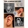 Scorpion Ear Cuff for Women Sterling Silver Cuff Earrings Cute
