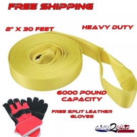 W2M Tow Recovery Rescue Strap Can Am Commander Maverick Max 1000 Arctic Cat Wildcat