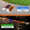 Aolyty Solar Driveway Lights Outdoor, Bright Solar Dock Lights, LED
