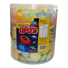 Sweetworld UFOs Fizzy Saucers 1.3 kg (Pack of 300)