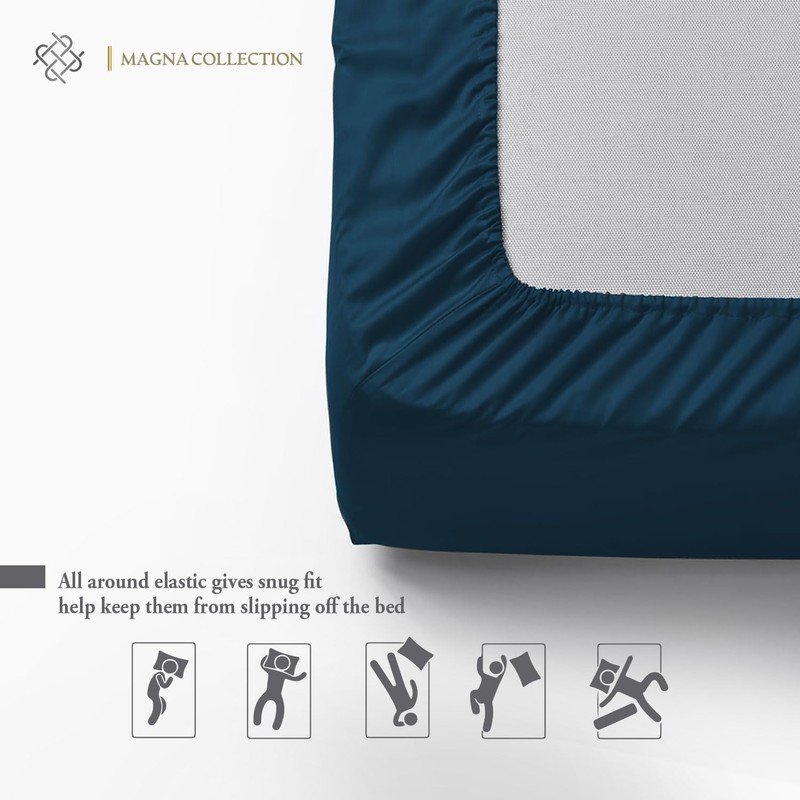 Double Fitted Sheet - 135 x 190cm with 30cm Deep