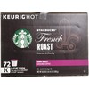 Starbucks French Roast Dark Coffee, 72 K-Cups, (3 Pack of