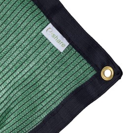 E.share 70% Green Shade Cloth Taped Edge with Grommets 12 ft X 20 ft