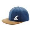 Huuraa Snapback Cap Sailing Boat Gift Denim Sailing Present