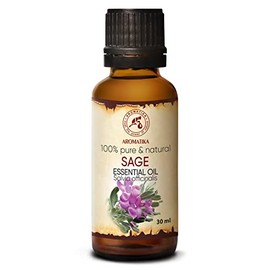 AROMATIKA trust the power of nature Salbei?l 30ml - ?therisches Salbei ?l - Salvia Officinalis - Aromatherapie mit Diffusers und Duftlampen - Duft?le fr Seifen und Kerzen