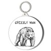 Gift Insanity GRIZZLY MAN BEAR SHORT CHAIN KEYRING BOTTLE OPENER