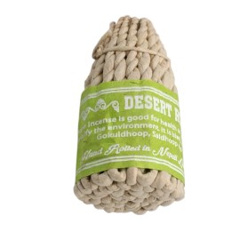 Lamatar1 Handmade Tibetan Nepali Sandalwood Desert Rose Rope Incense Natural Sal Dhoop Gokuldhoop Eco-Friendly Fragrance Giftcolor: Natural, scent: Natural