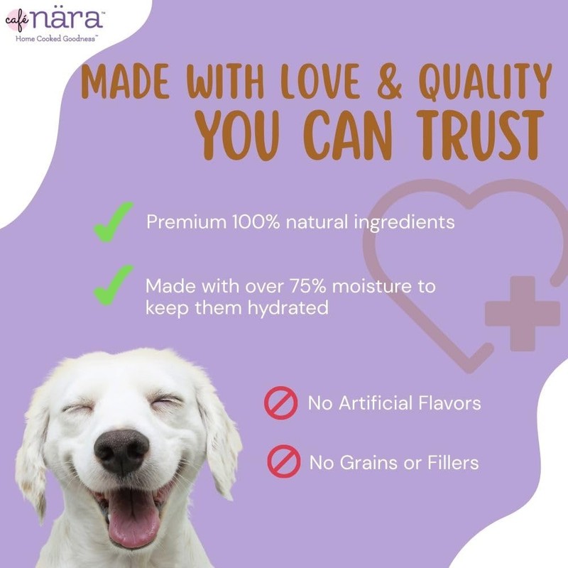 Café Nara Peanut Butter Flavored Lickable Treats for Dogs -