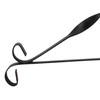 COM-FOUR® 2x wall bracket made of powder-coated steel for hanging