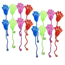 Sticky Hands Toys, 16 PCS Funny Sticky Toy for Children Party Favors and Birthday Gifts (8.7 Inch Long)