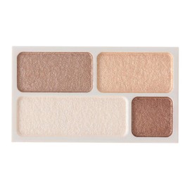 MUJI Eye Color 4 Color Type Eye Shadow Brown 0.1 oz (4.5 g)