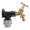 AP Supplies Wall Flange Kit Components: Wall Plate Elbow, ¾