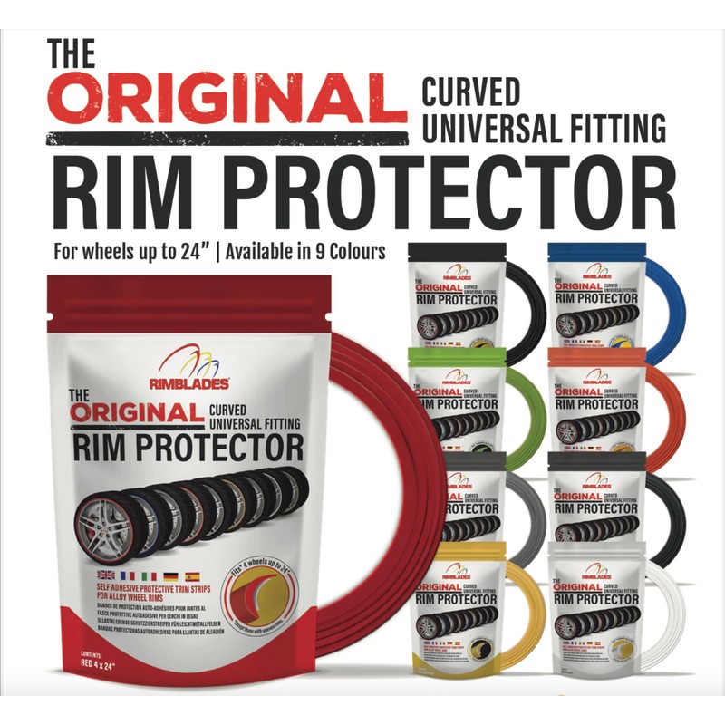 Rimblades rim protection and styling, red, version 2016, alloy rim,