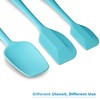 Silicone Spatula 3-piece Set, Ergonomic Handle High Heat-Resistant Spatulas, Non-stick