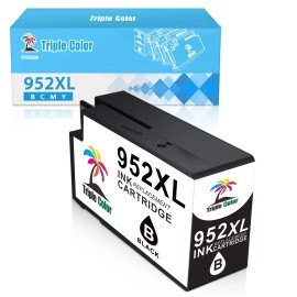 Palmtree 1pack 952XL Black Ink Cartridge compatible for HP Officejet PRO 7720 8728  7730