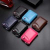 ZOONAI Accordion Wallet RFID Blocking Leather Credit Card Holder Case
