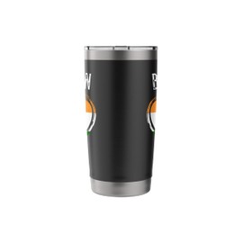 India Flag Heart Budaun City Stainless Steel Insulated Tumbler