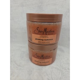 Shea Moisture Shea Sugar Body Scrub Glowing Radiance Coconut Hibiscus 12 oz Lot2