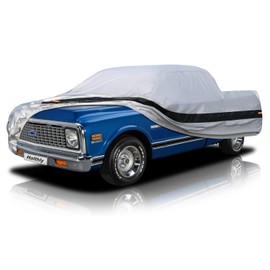 Holthly 10Layer Truck Cover Waterproof All Weather.Pickup Truck Cover Length: Up to 210 inches,Universal Fit Most Regular Cab Short Box Honda Ridgeline Ford Ranger Nissan Frontier Chevy Colorado C10.