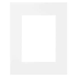 nielsen Passepartout Premium Cardboard 2.0 mm External Format 24 x 30 cm for Picture Size 13 x 18 cm White