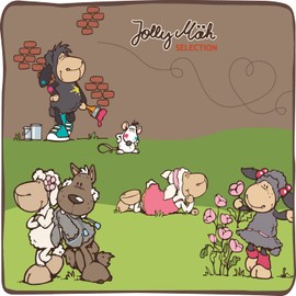 NICI Cuddly Toy Sheep Jolly Lucy Standing 25 cm I Plush Toy for Girls, Boys & Babies I Fluffy Stuffed Toy for Cuddling & Playing - 48534