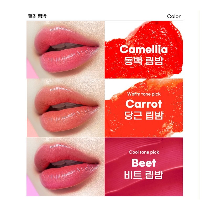 Talented plant-derived oil lip balm - [Single item] Simple ribbon