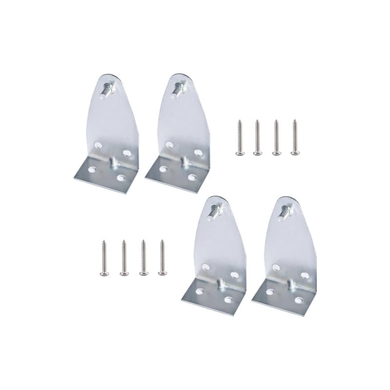 4pcs Metal Hold Down Brackets Blind Bottom Rail Holder Replacements