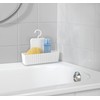 WENKO Shower Caddy, Polypropylene, White, 22.5 x 8 x 25.3