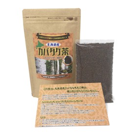 [Kabatake Tea] Hokkaido Kabano Anatake Tea Chaga Tea, 1.8 oz (50 g), Made with 100% Natural Birch Mushrooms, Granular Shape 0.06 - 0.08 inches (1.5 - 2 mm), Includes Tea Bag