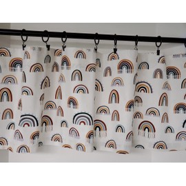 Valance Southwest Rainbow Muted Colors Handmade Window Treatment
