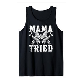Outlaw Music Vintage Mama Tried Country Tank Top
