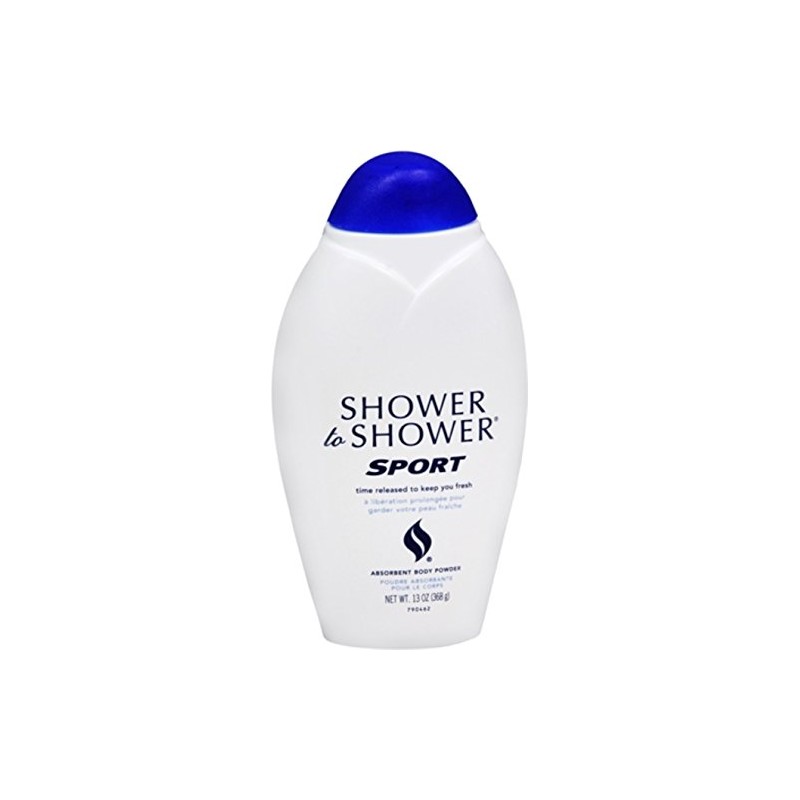 SHOWER TO SHOWER Body Powder, Sport 13 oz