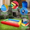 Inflatable Large Sandbox, Kids Thickened Foldable Sand Box with Pump