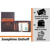 Josephine Osthoff Hannover Wallet Money Clip Genuine Leather with RFID