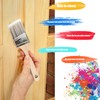 5-Piece Paint Brush Set,Paint Brush Set Decorating,Pro Angled Paint Brush,