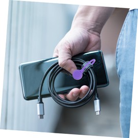 MERRYHAPY 9pcs Magnetic Earphone Cable Winders Headphone Cord Organizers for Home Office Travel Lightweight and Compact Design for Easy Storage and Use