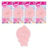 Kikuron Kitchen Sponge, Soft Type, Pink, 1 Piece x 4,