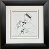 Al Hirschfeld "W.C. Fields 1973" CUSTOM FRAMED ART Caricature Comedian