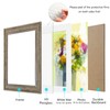 LUCKYLIFE 8x10 Picture Frame Set of 4, Rustic Bronze Picture