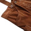 GloryStar Lederhosen Men German Bavarian Oktoberfest Leather Trousers Costume (XL,