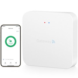 TUYA WiFi Gateway for Kucacci Z1 Z2 Q1 Smart Lock: Compatible with Smart Life, Tuya App to Remotely Control Smart Door Lock, Compatible with Alexa, Google Assistant to Voice Control(Support WiFi 2.4G)