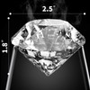 Meetall 2 Pack Diamond Shape Ice Cube Mold for Whiskeys,Cocktails