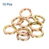 sourcing map 9/16" Split Lock Washer, 10Pcs Carbon Steel Spring