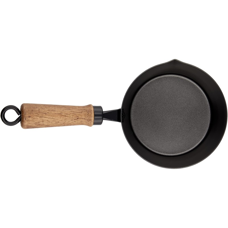 Pearl Metal HB-5429 Iron One-Handed Tempura Pot, 5.5 inches (14